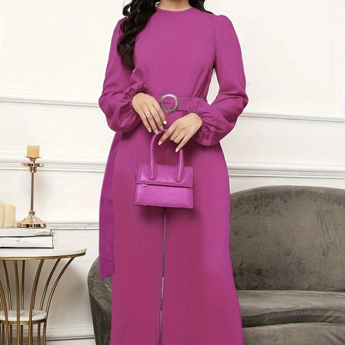 Ladies Elegant Versatile Long-Sleeved Jumpsuit