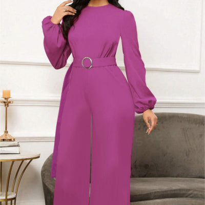Ladies Elegant Versatile Long-Sleeved Jumpsuit