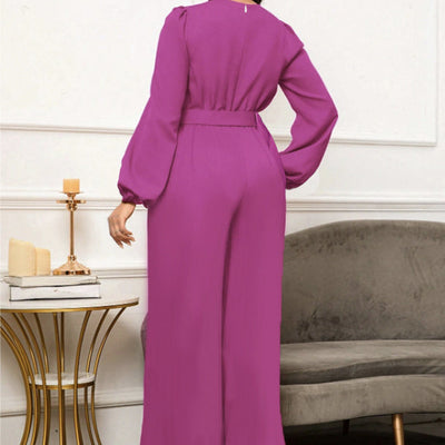 Ladies Elegant Versatile Long-Sleeved Jumpsuit